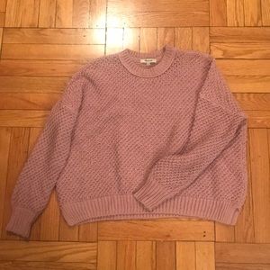 Madewell pink sweater